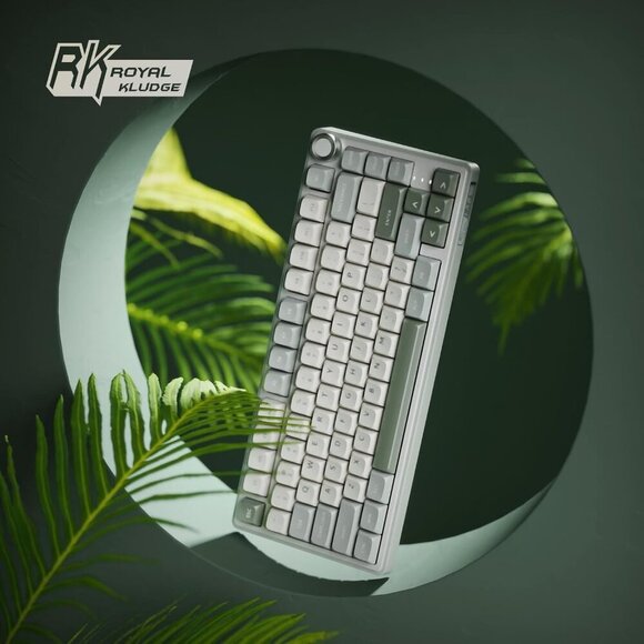 R75 Mechanical Keyboard Wired with Volume Knob, 75% Custom Gaming Keyboard Gaske - Picture 9 of 9